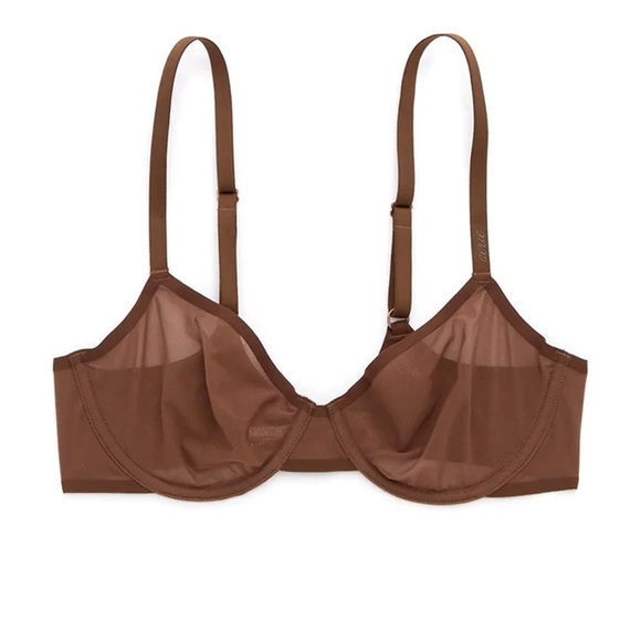 aerie Other - SMOOTHEZ Mesh Unlined Bra by AERIE. Brown 36C